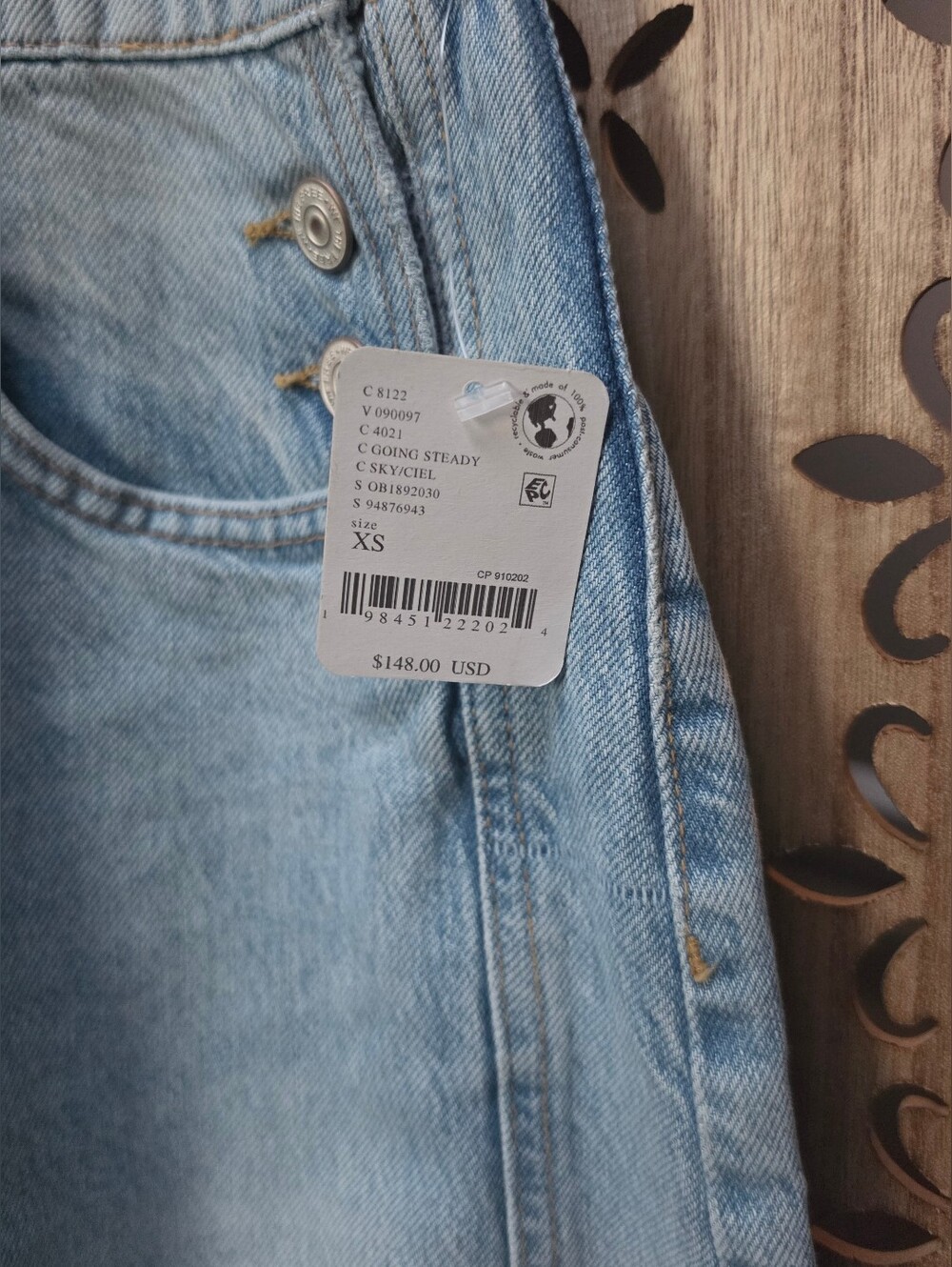 NWT We The Free Good Luck Barrel Overalls By Free People in Going Steady - Picture 4 of 10